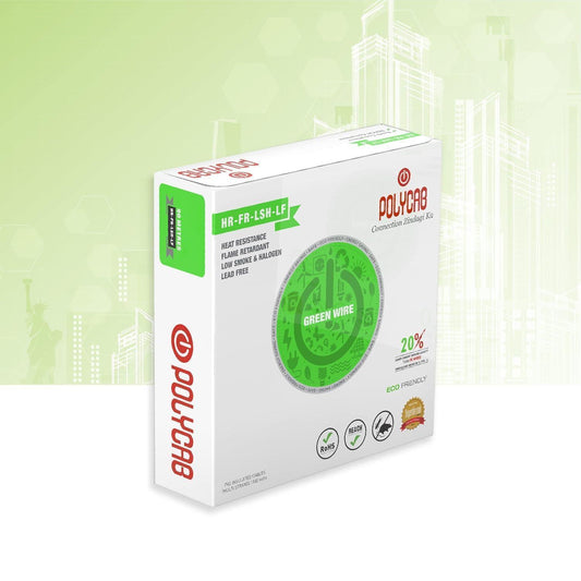 Polycab 6sqmm Green HR-FRLS-H-LF - Metior