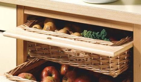 Wicker Baskets with Beech Runner 120MM - Metior
