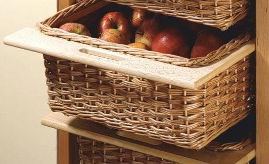 Wicker Baskets with Beech Runner 210MM - Metior