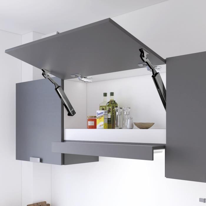 LiftEase-H (Heavy) Push to Open Cabinet Lift - Black - Metior