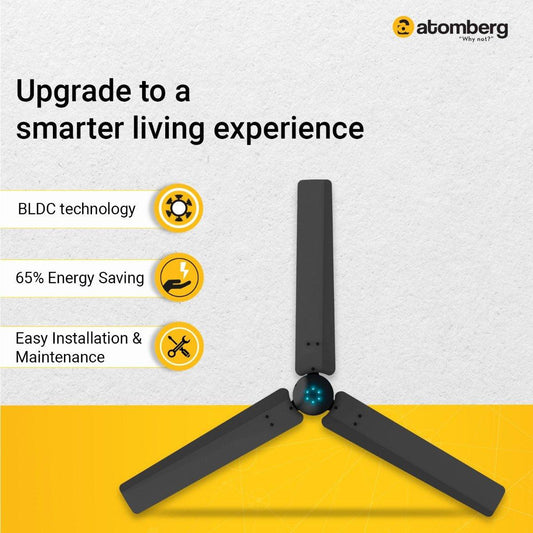 Atomberg Renesa Smart Ceiling Fan - 1200mm - Metior