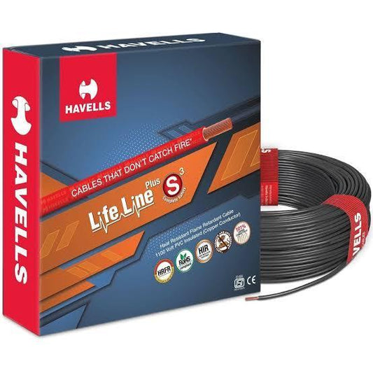Havells 2.5 sqmm (FR) Flame Retardant Wire - Metior