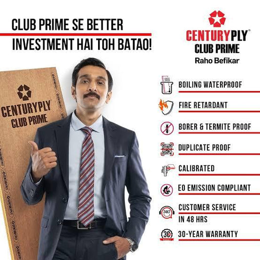Club Prime Blockboard (8'X4') - Metior