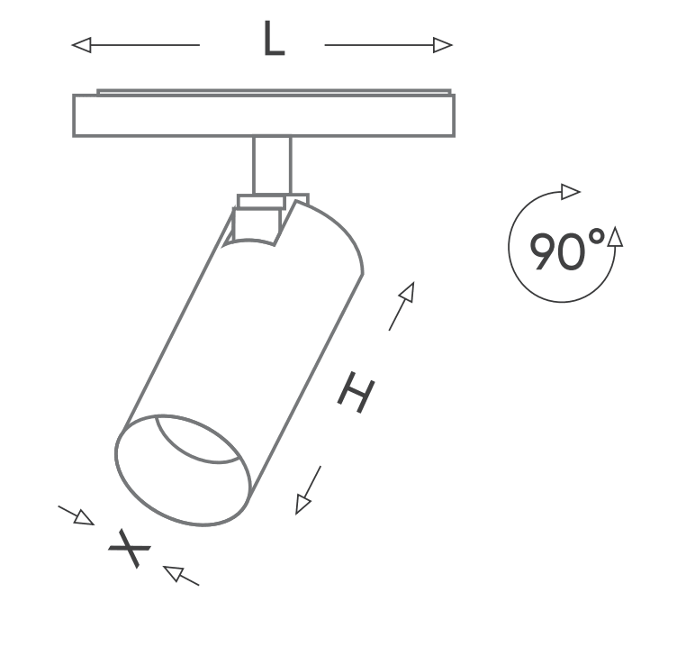 MARBUL PLUS MAGNETIC TRACK SPOT LIGHTS - Metior