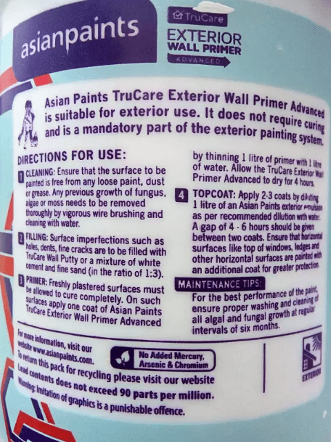 Trucare Exterior Wall Primer Advanced - Metior