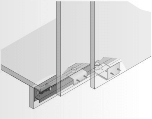 2 Door - Topline1 - 3000mm runner profile - Metior