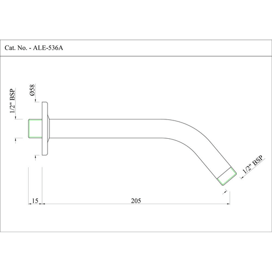 Shower Arm - Metior